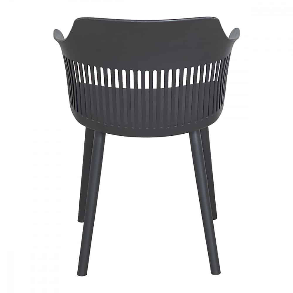 كرسي بلاستيك بمسند ظهر مخرم لون أسود MAZ-6784 (4)