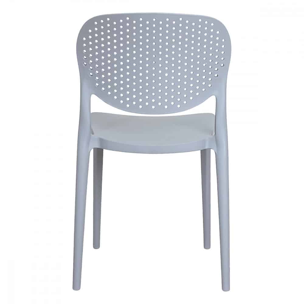 كرسي بلاستيك قوي بمسند ظهر لون رمادي MAZ-6781 (6)