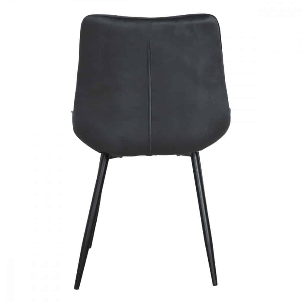 كرسي جلوس مخمل لون أسود MAZ-6798 (4)