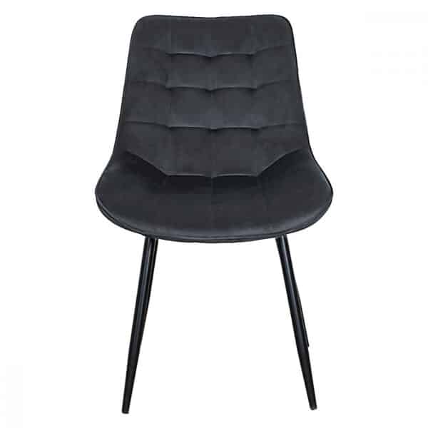 كرسي جلوس مخمل لون أسود MAZ-6798