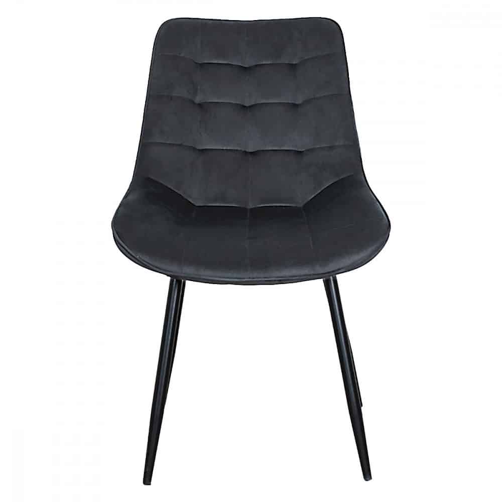 كرسي جلوس مخمل لون أسود MAZ-6798 (5)