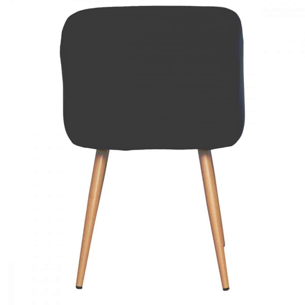 كرسي طاولة مخمل لون أسود MAZ-6796