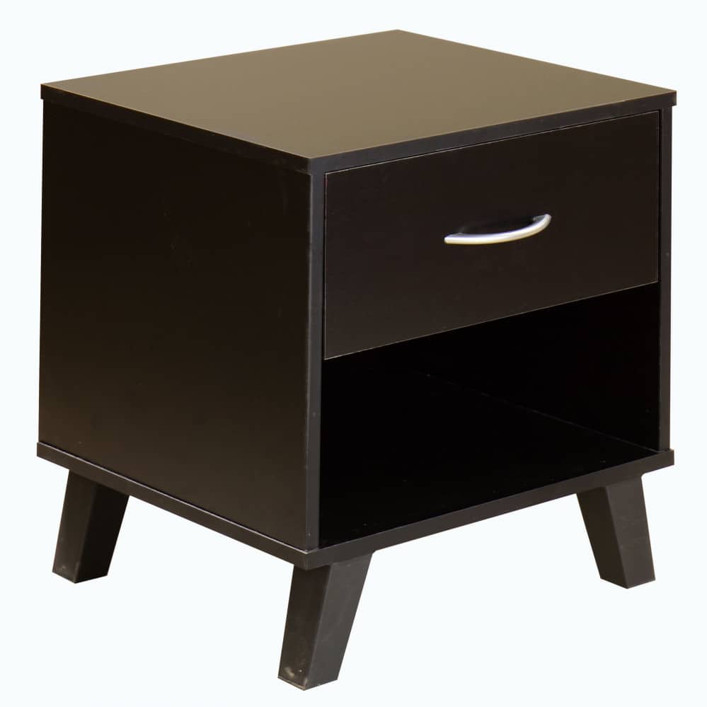طاولة درج جانبية لون أسود MAZ-584