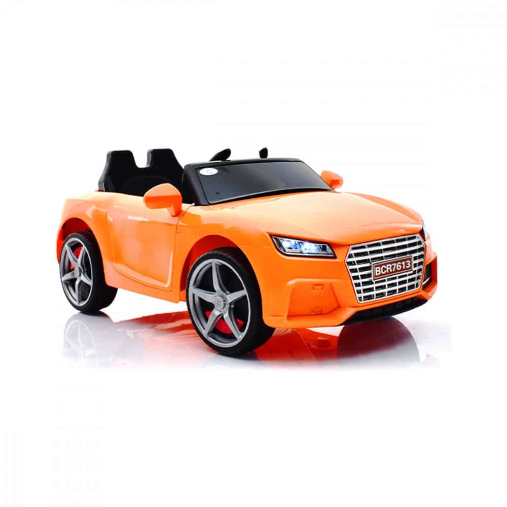 سيارة كهربائية للاطفال لون برتقالي MAZ-7613_2 (1)