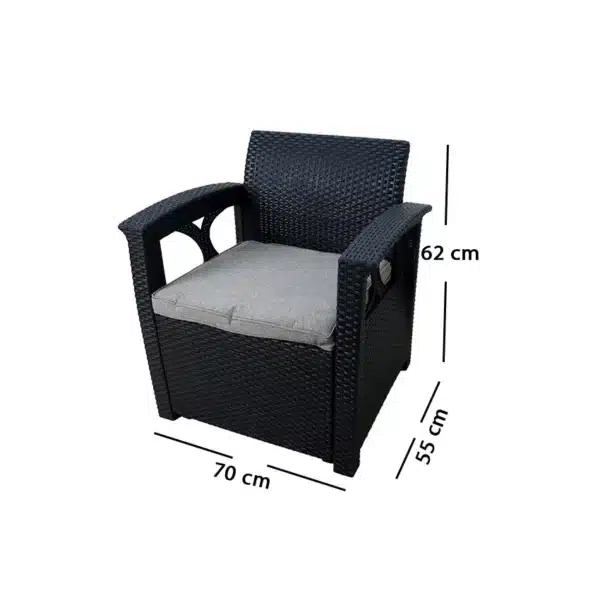 طقم جلسة 2 كرسي وطاولة MAZ-6818