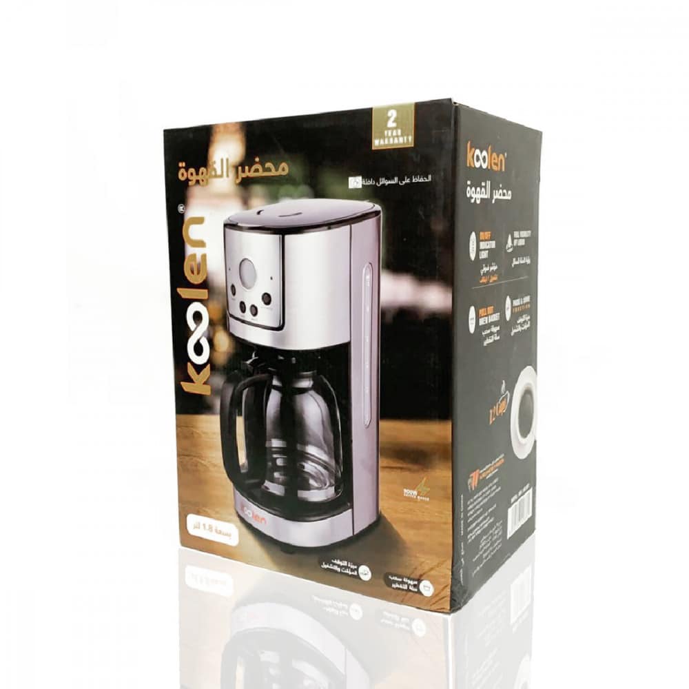 كولين محضرة قهوة سعة 1.8 لتر مع فلتر MAZ-100007 (4)