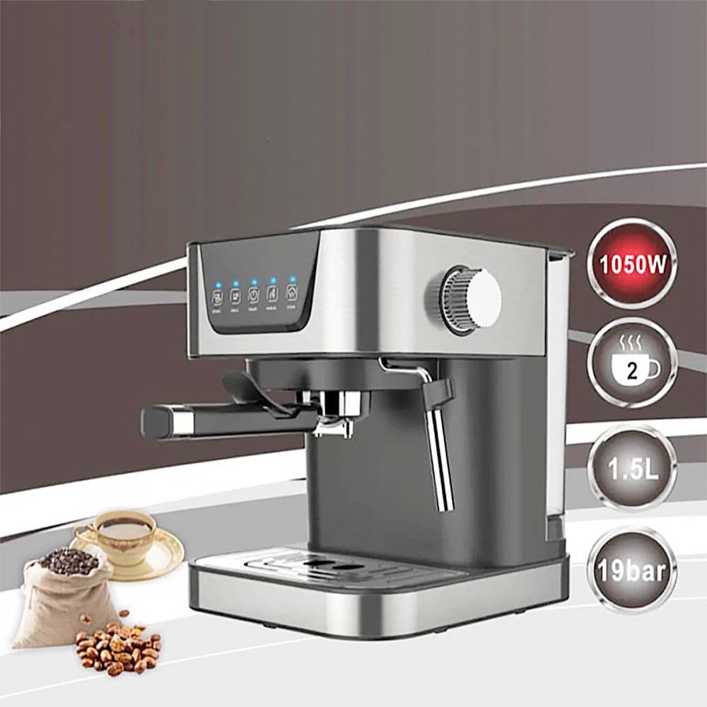 ماكينة صنع قهوة الاسبرسو كوزانو بشاشة رقمية 1050 واط MAZ-6 (6)